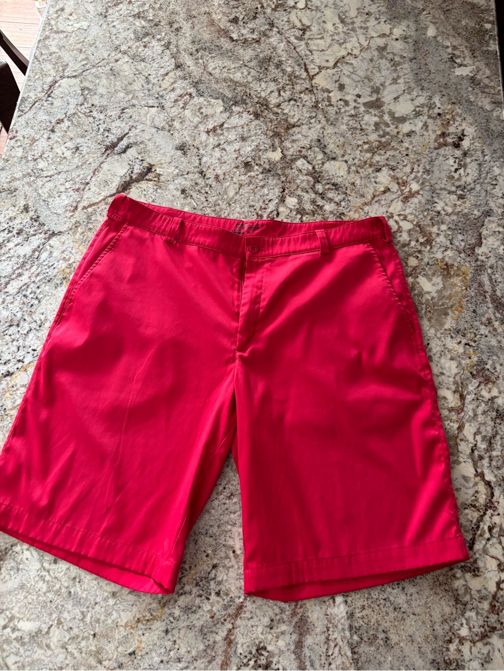 Nike Men's Hot Pink Golf Flat-Front Shorts